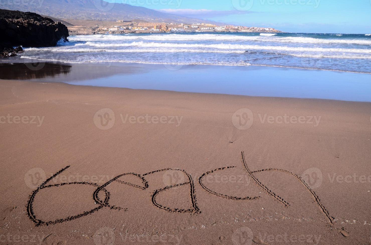 Beautiful beach on Tenerife photo