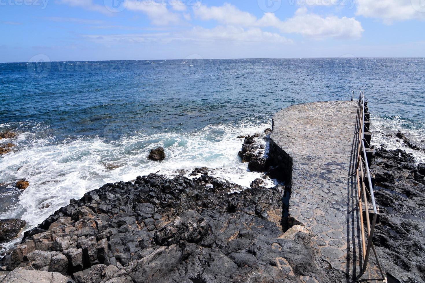 Scenic coastal view photo