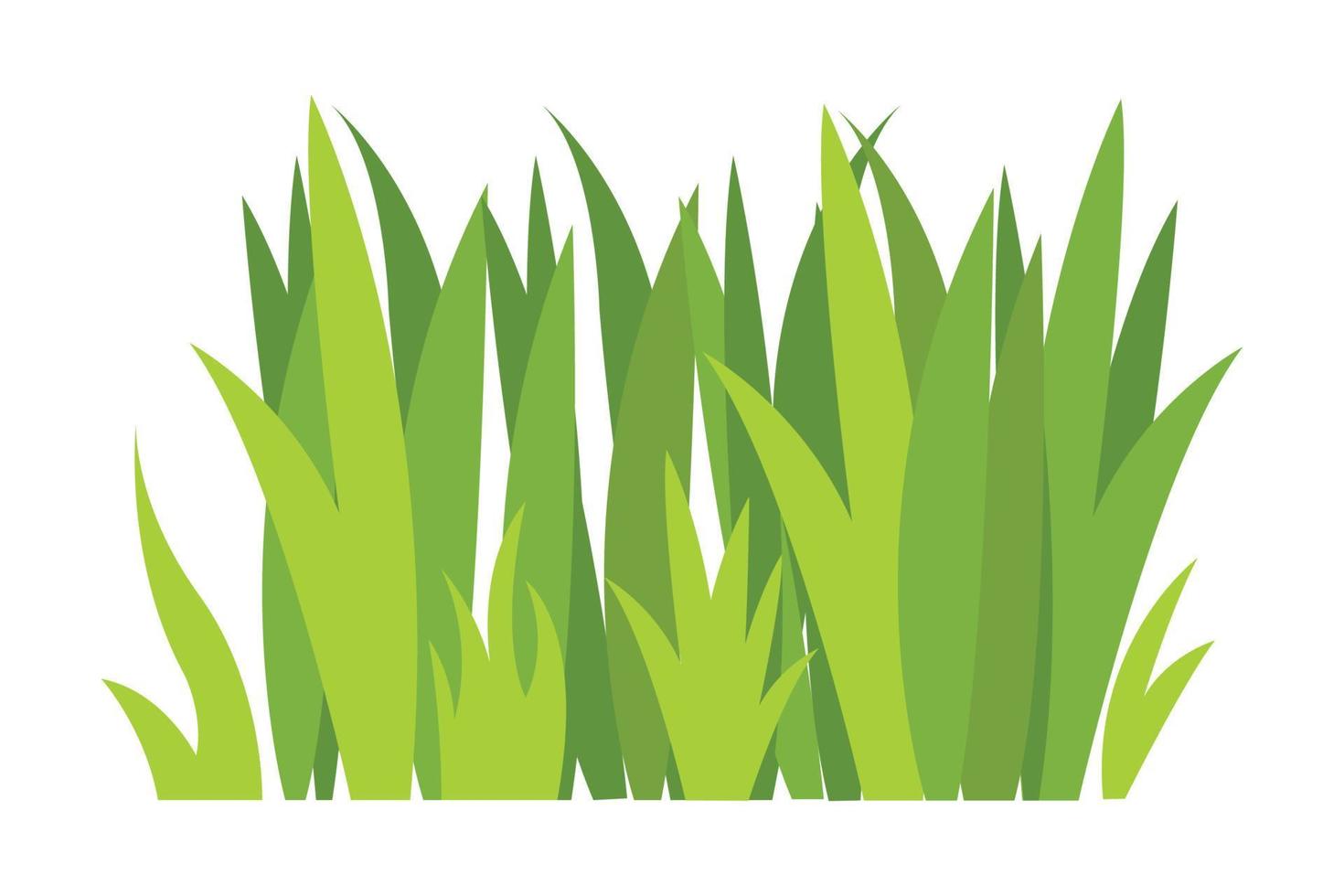 verde césped ilustración. verde césped, flor, natural fronteras, hierbas. plano vector ilustraciones para primavera, verano, naturaleza, suelo, plantas concepto.