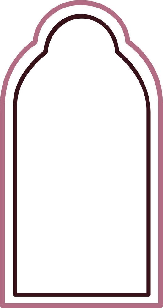 Islamic oriental-style windows and arches. Modern boho colors, minimalistic design vector