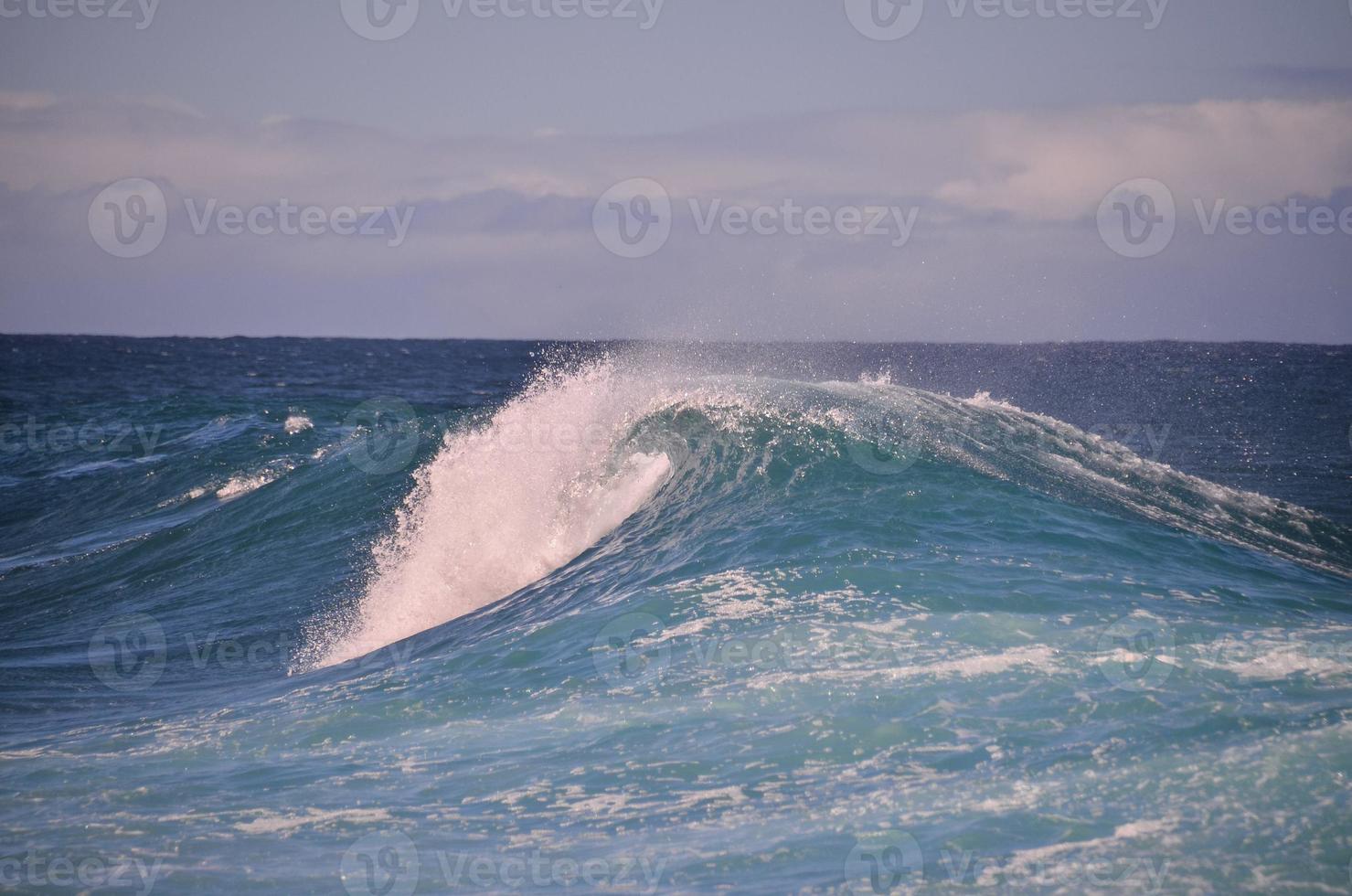 Waves in the ocean photo