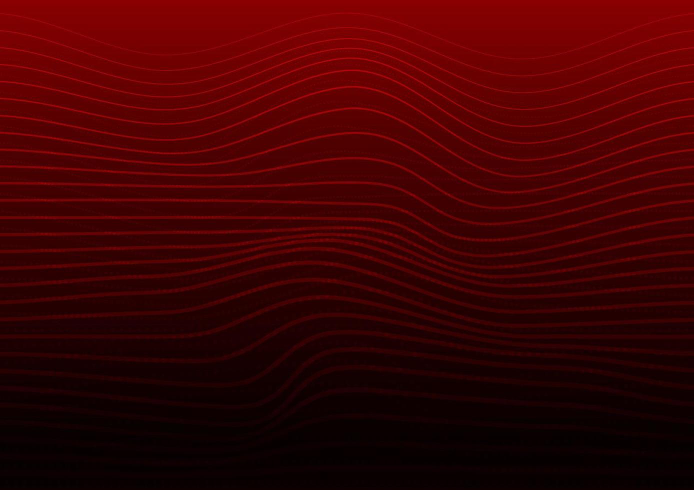 Abstract motion dynamic red line wave modern digital banner background vector