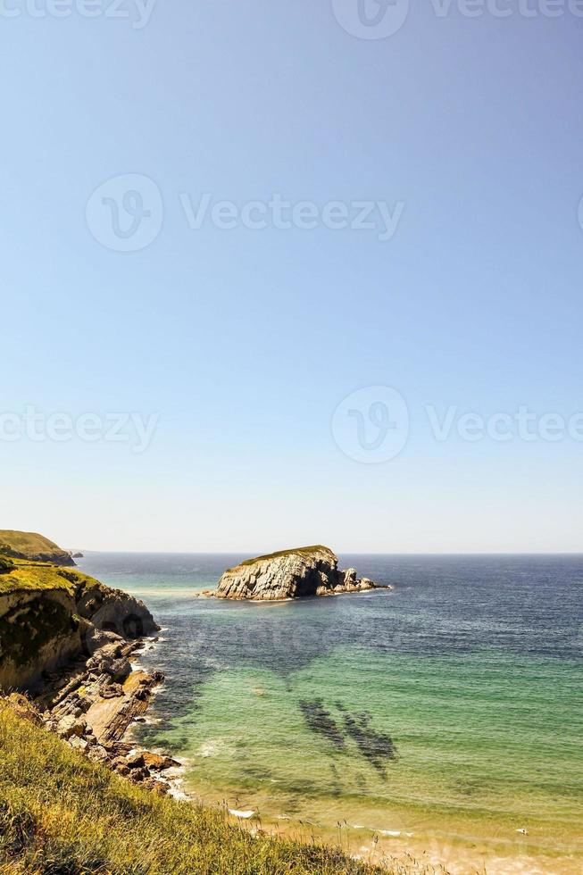 Scenic coastal view photo