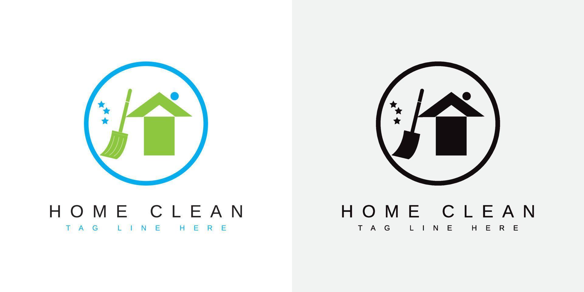 Environmental cleaning Logo Design Concept vector