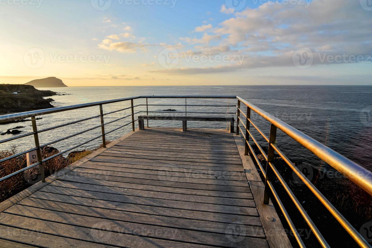 Scenic coastal view photo