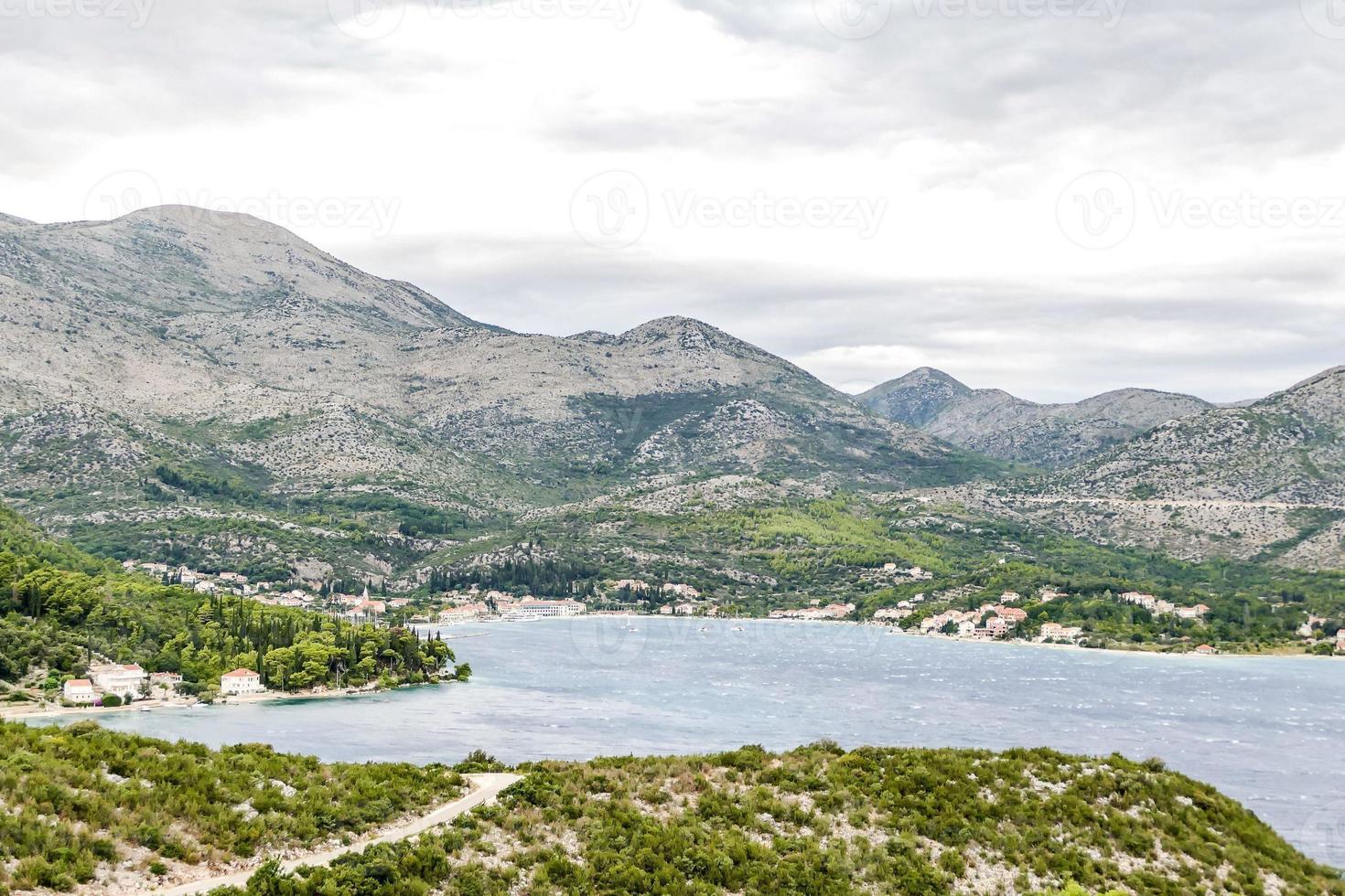 The Adriatic sea at Croatia photo