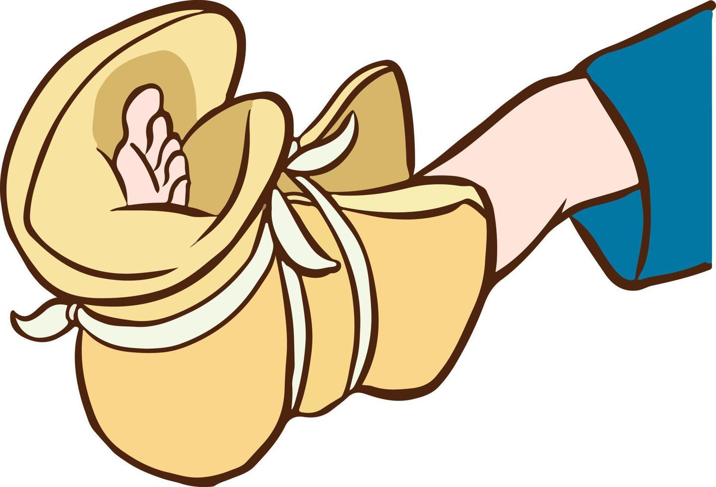 first aid response in case of accident vector
