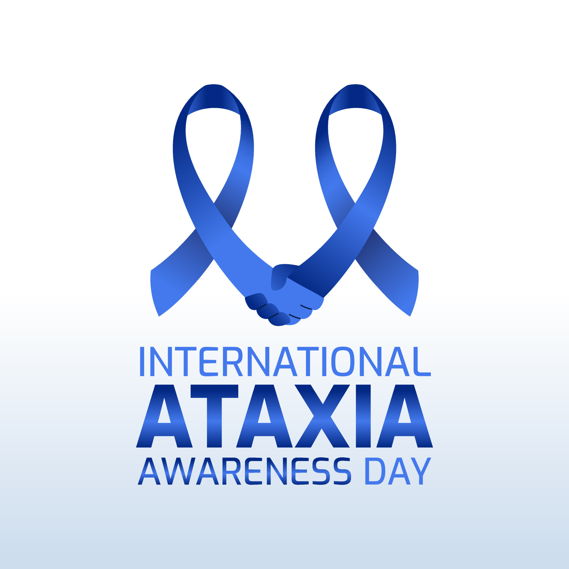international ataxia awareness day design. world ataxia day with shiny