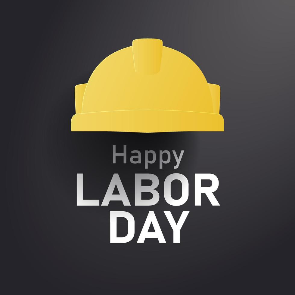 World Labor Day Illustration with. 1st May. Design Template vector
