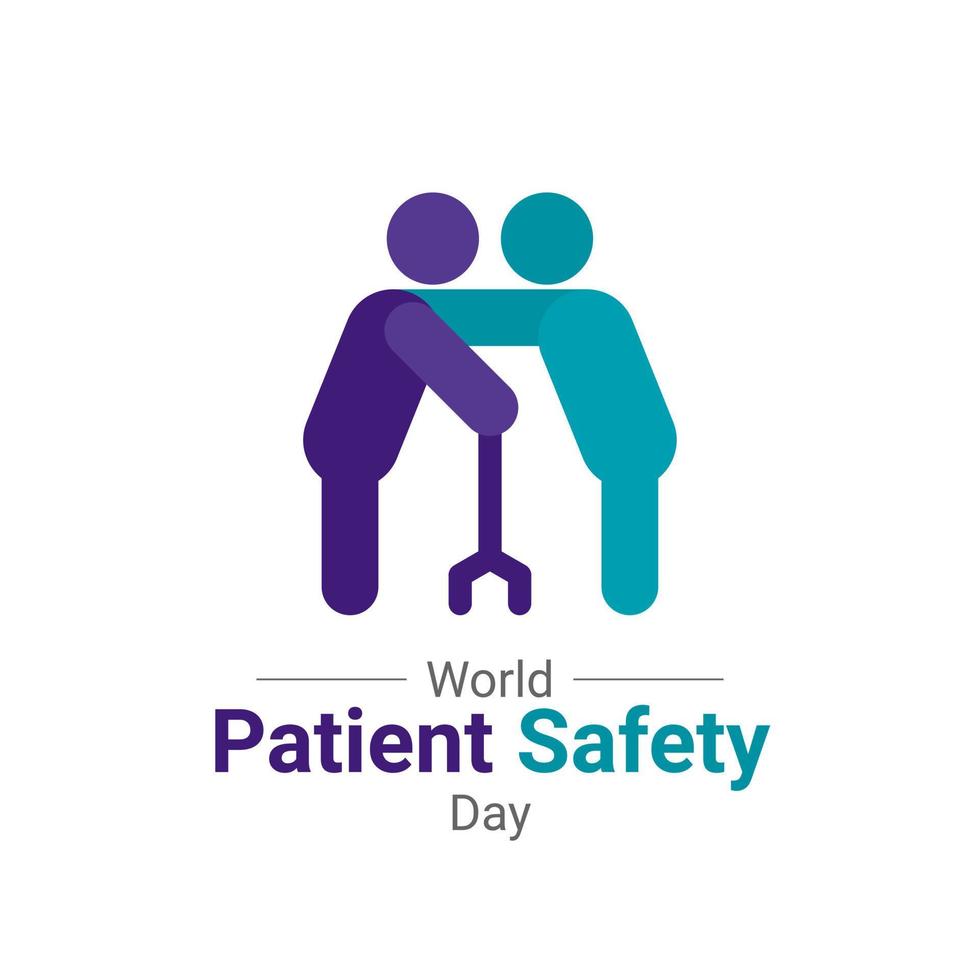 World Patient Safety Day Illustration Design vector