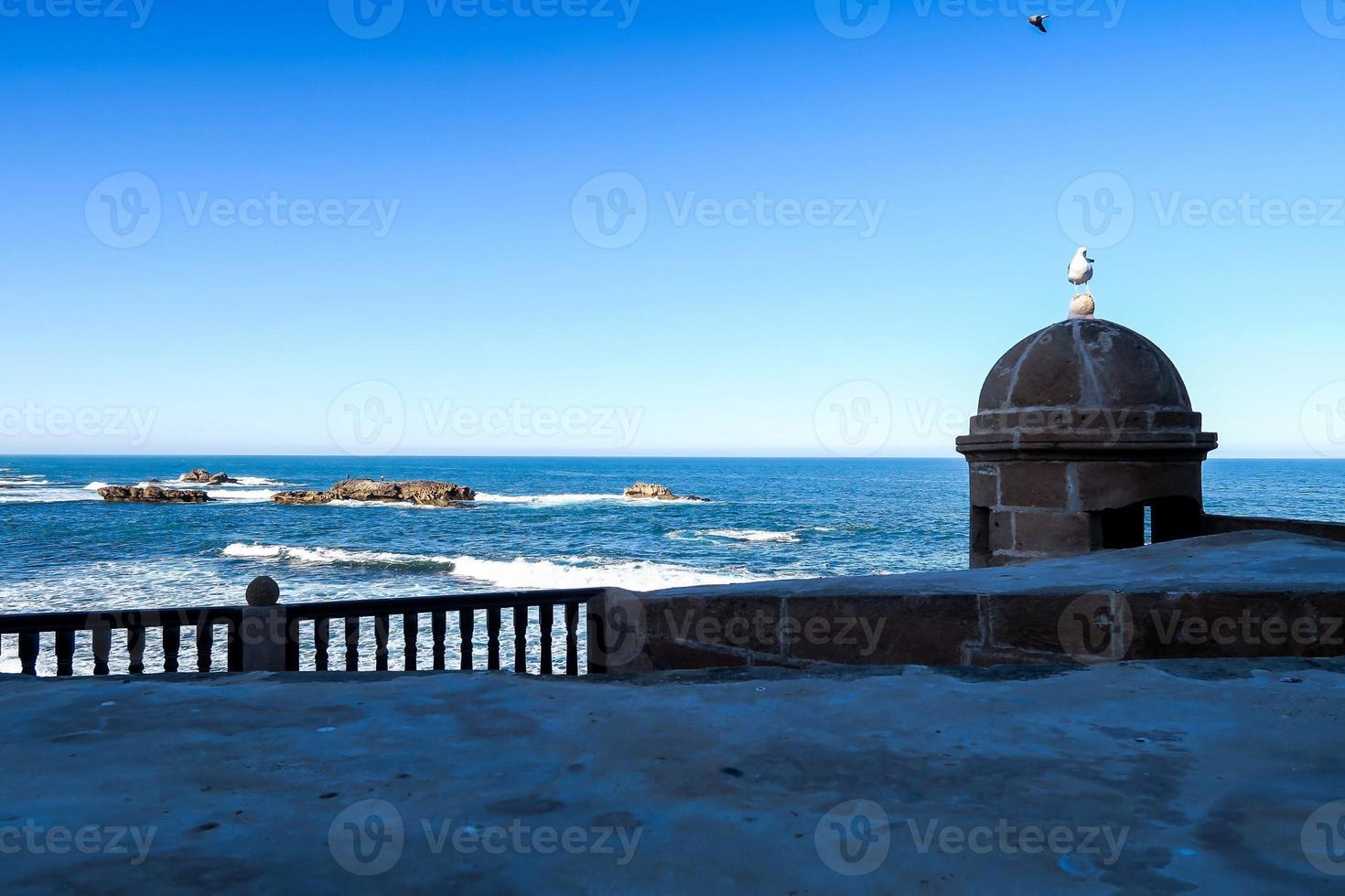 Scenic coastal view photo