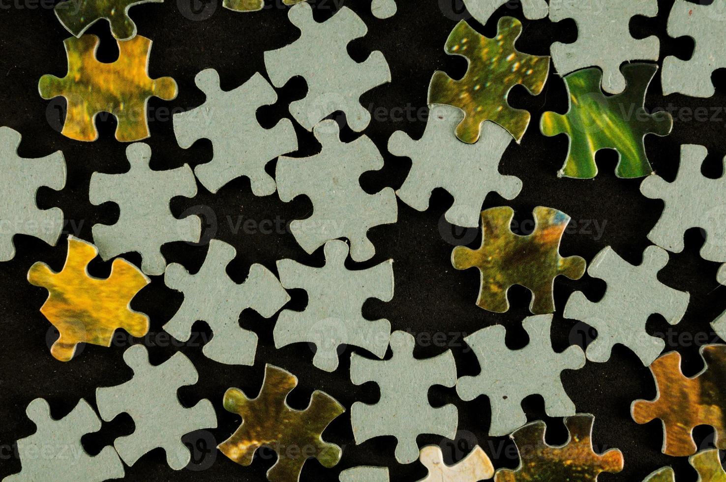 Small puzzle pieces photo