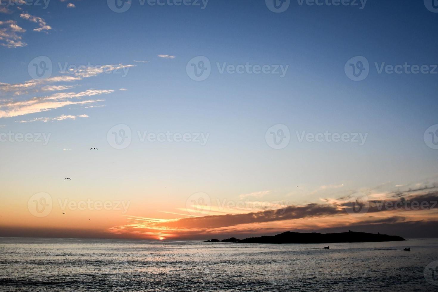 Scenic coastal view photo