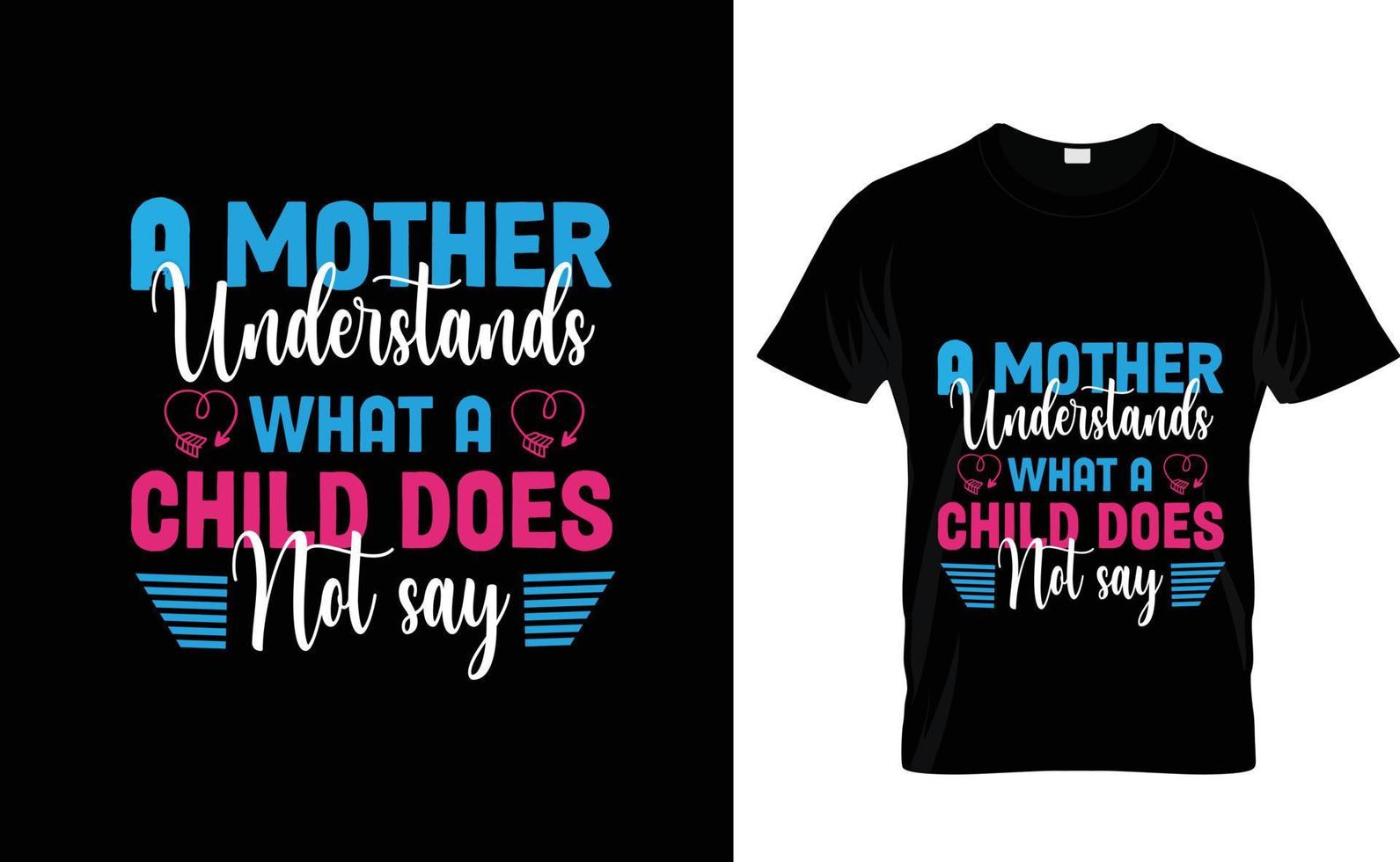 un madre ...impresionante bien t camisa vector