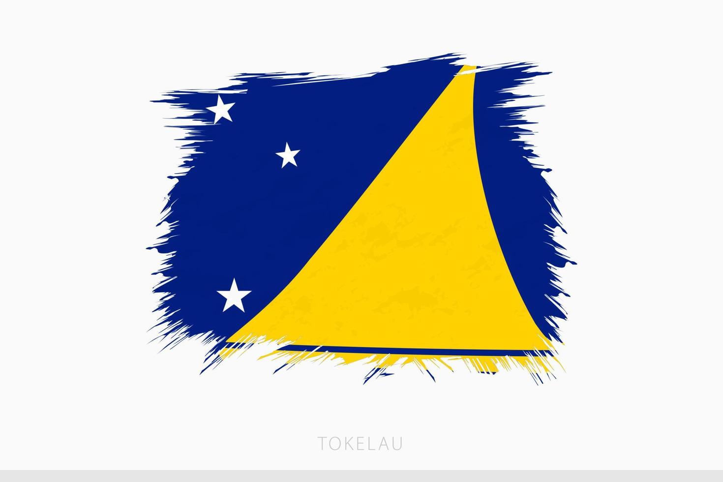 grunge bandera de tokelau, vector resumen grunge cepillado bandera de tokelau.