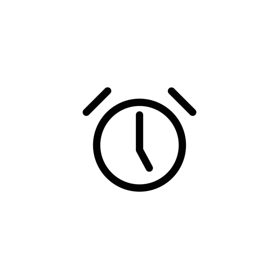 alarm sign symbol. vector illustration