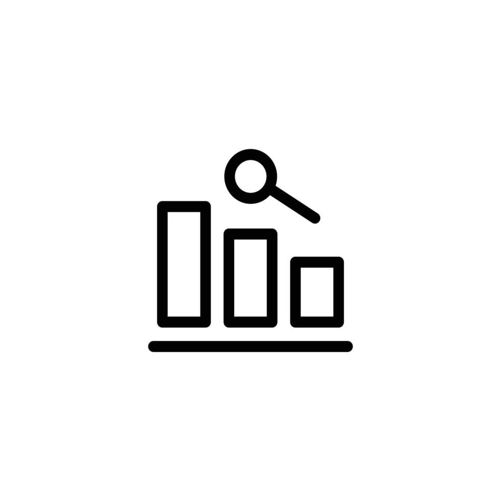 data analytics sign symbol. vector illustration