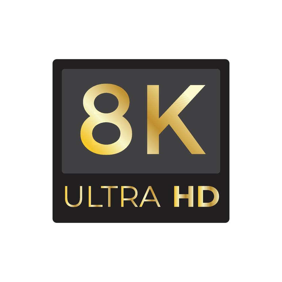 8K ultra hd vector