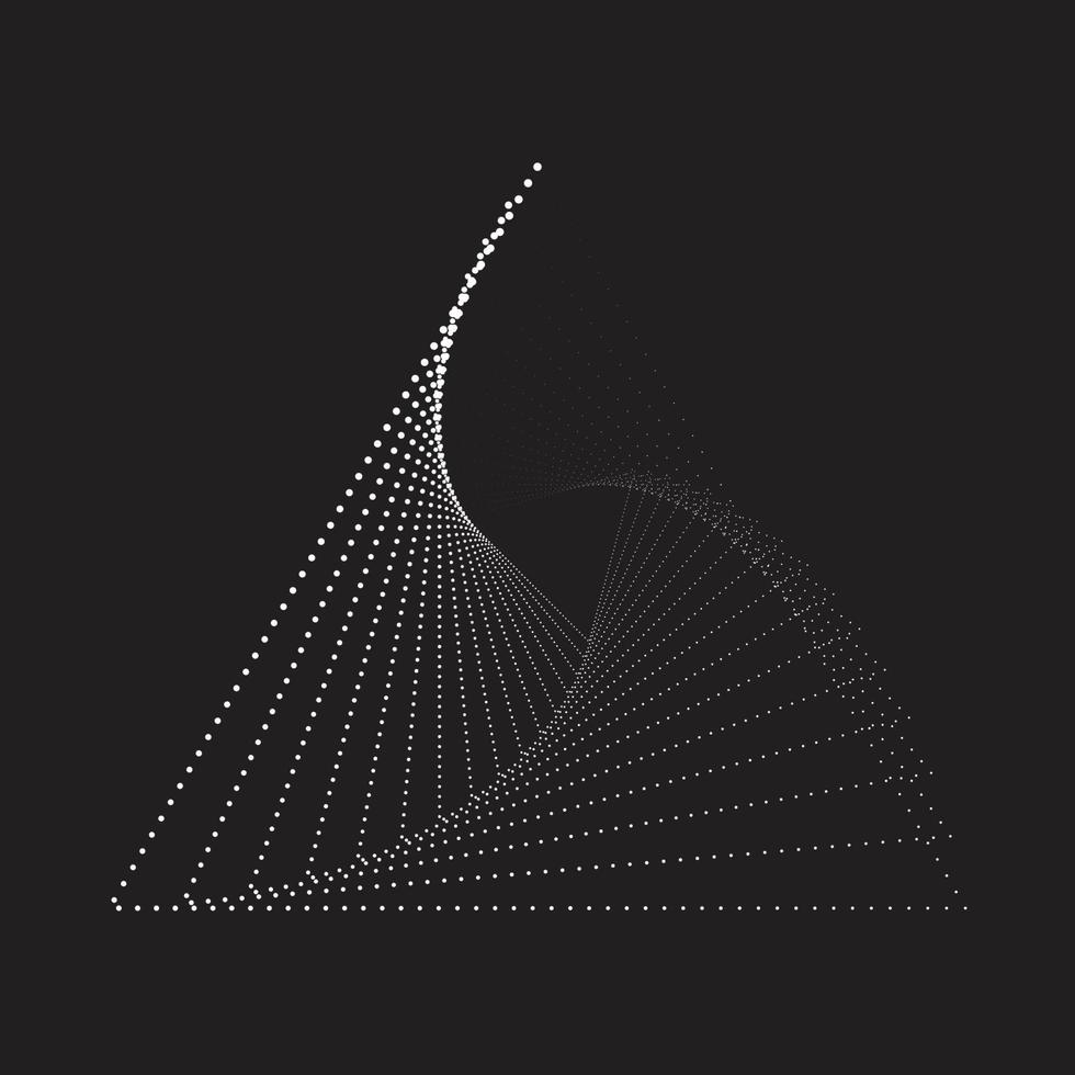 resumen geométrico triángulo punto estilo modelo diseño vector