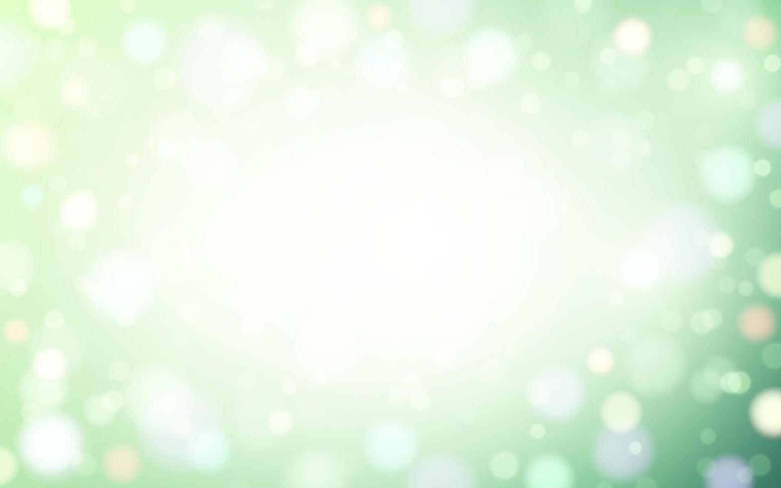 Nature green bokeh soft light abstract background, Vector eps 10