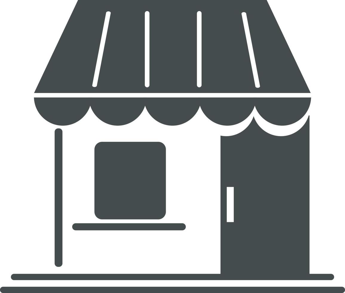 shop icon, store booth, sale shop vector
