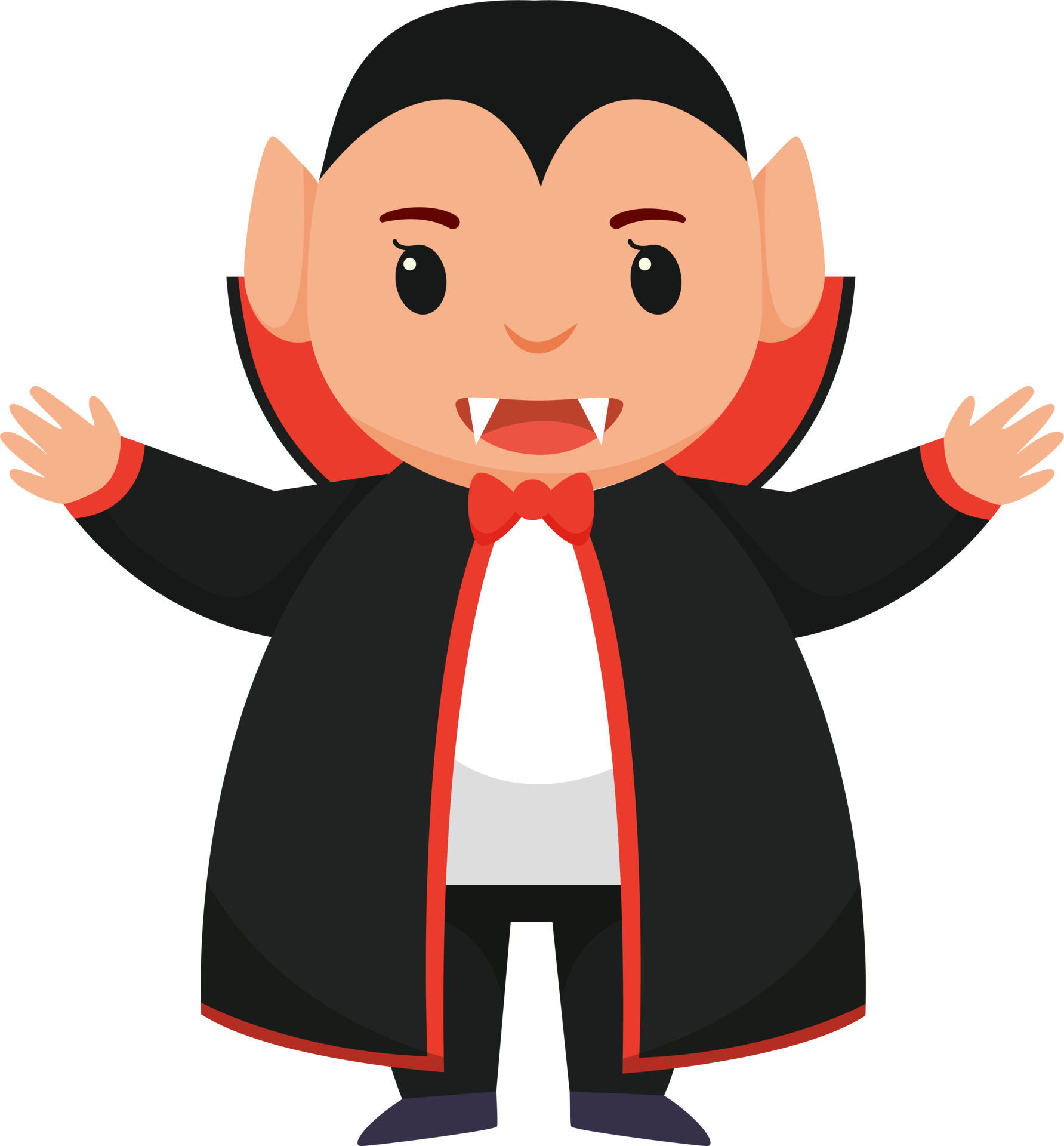 Vampire Boy Illustration Clipart for Halloween Designs