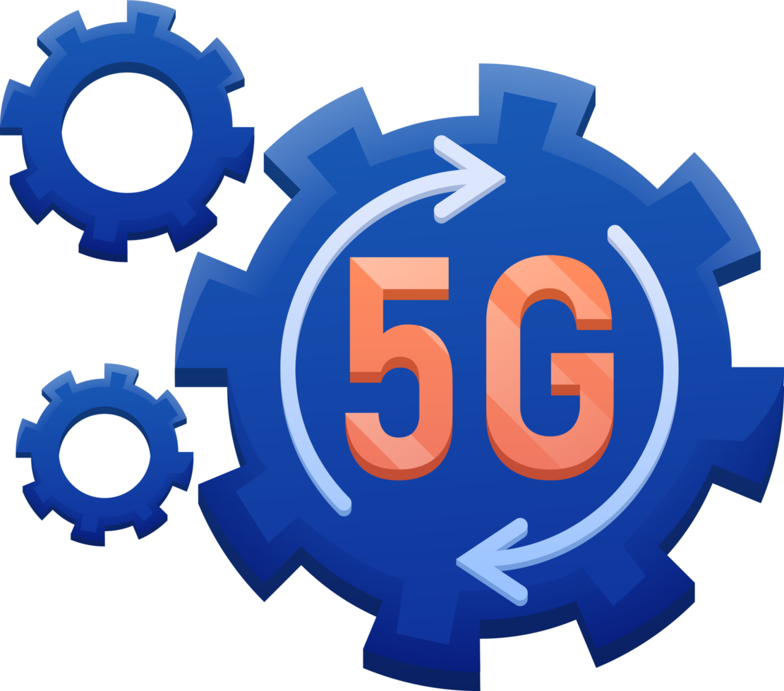 5g sem fio rede tecnologia ícone elemento ilustração png