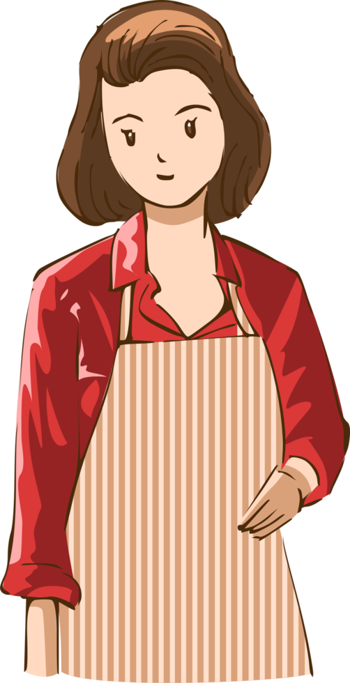 People cooking png graphic clipart design