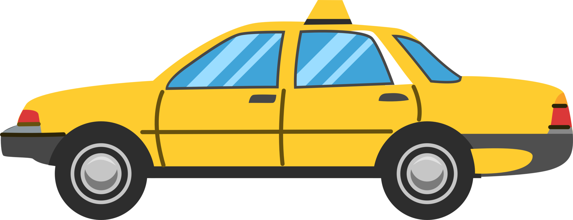 Taxi png graphic clipart design