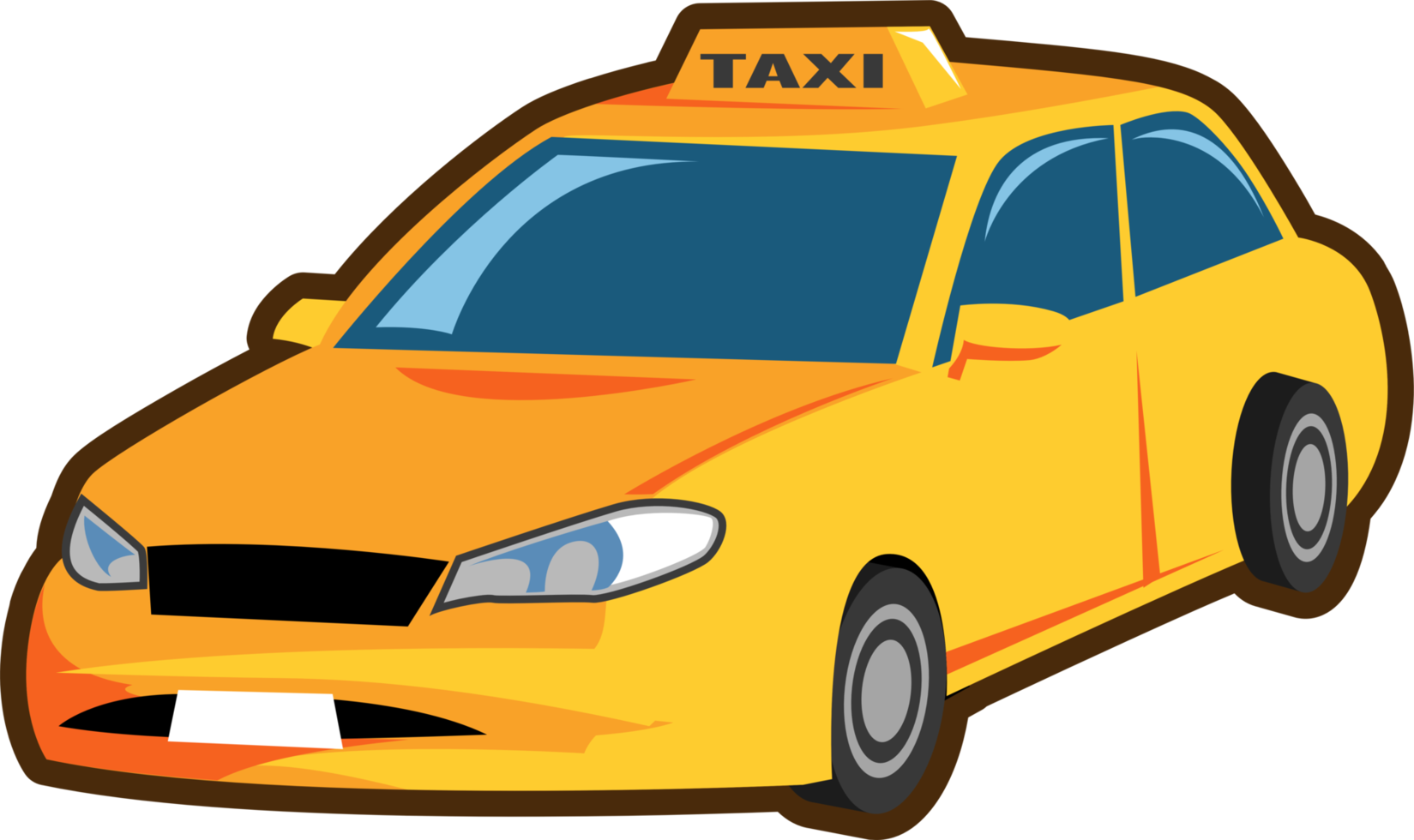 taxi PNG grafisch clip art ontwerp