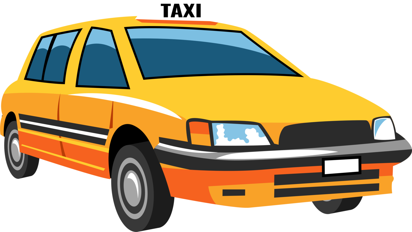 Taxi png graphic clipart design