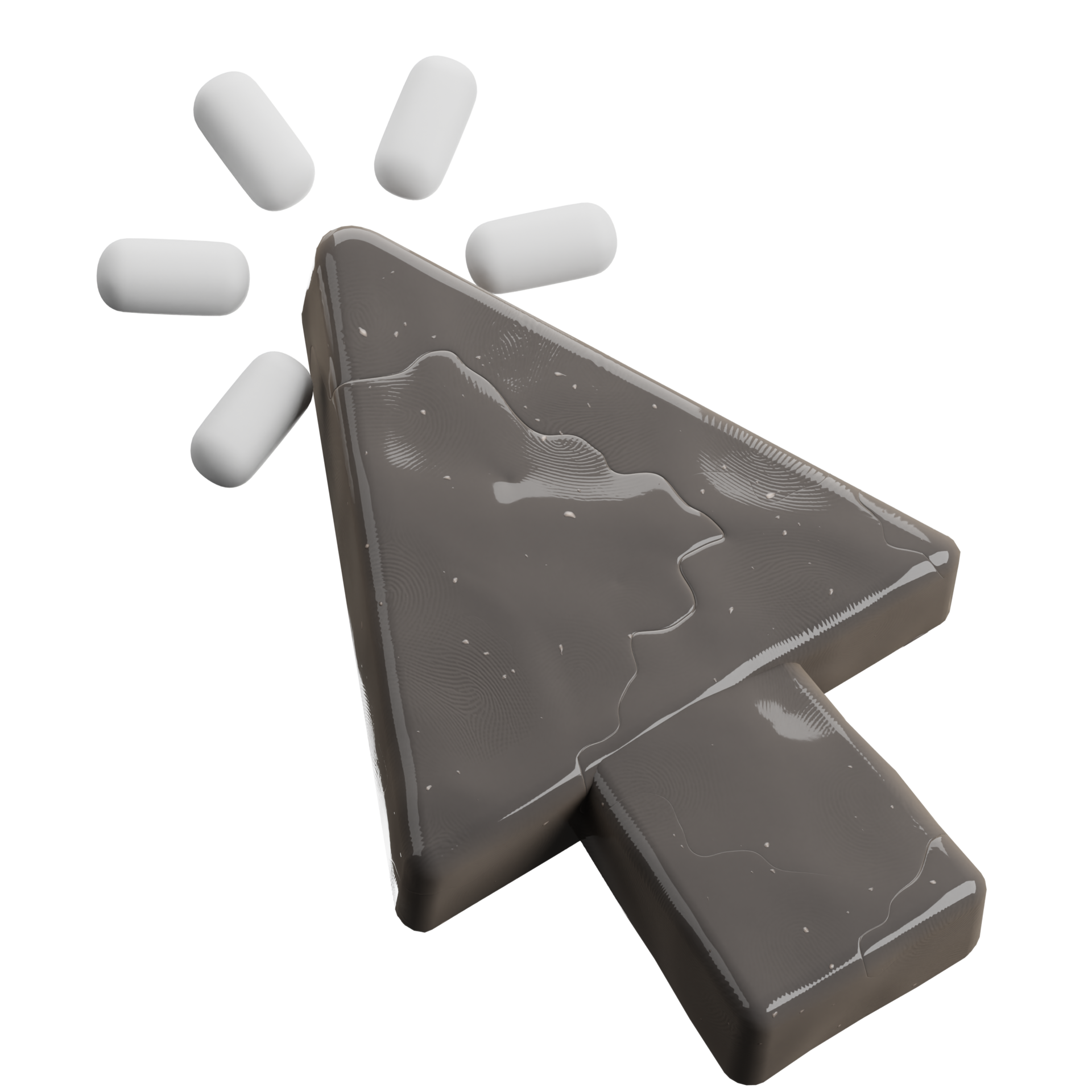 cursor clicking 3d icon 21594550 PNG