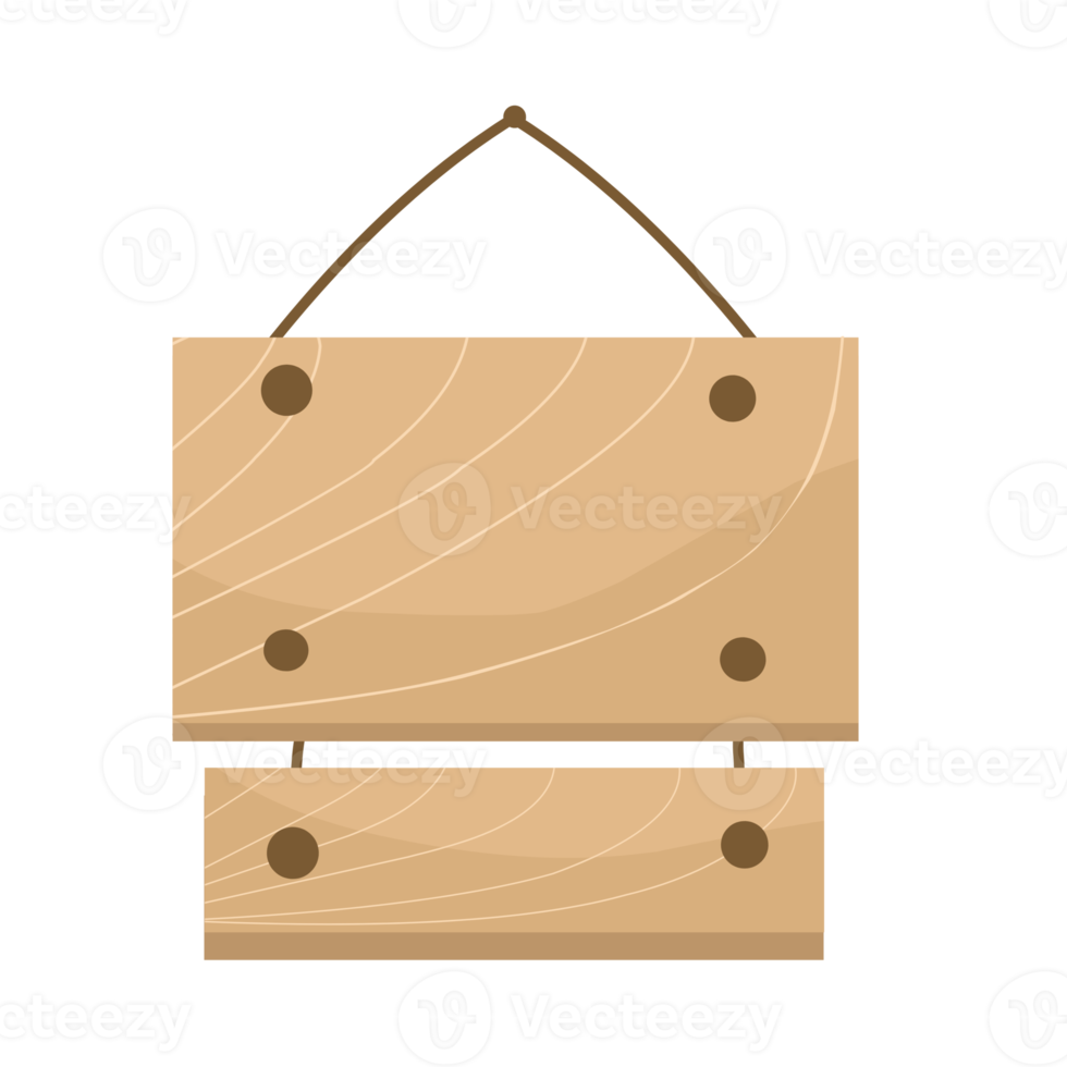 houten bord illustratie png