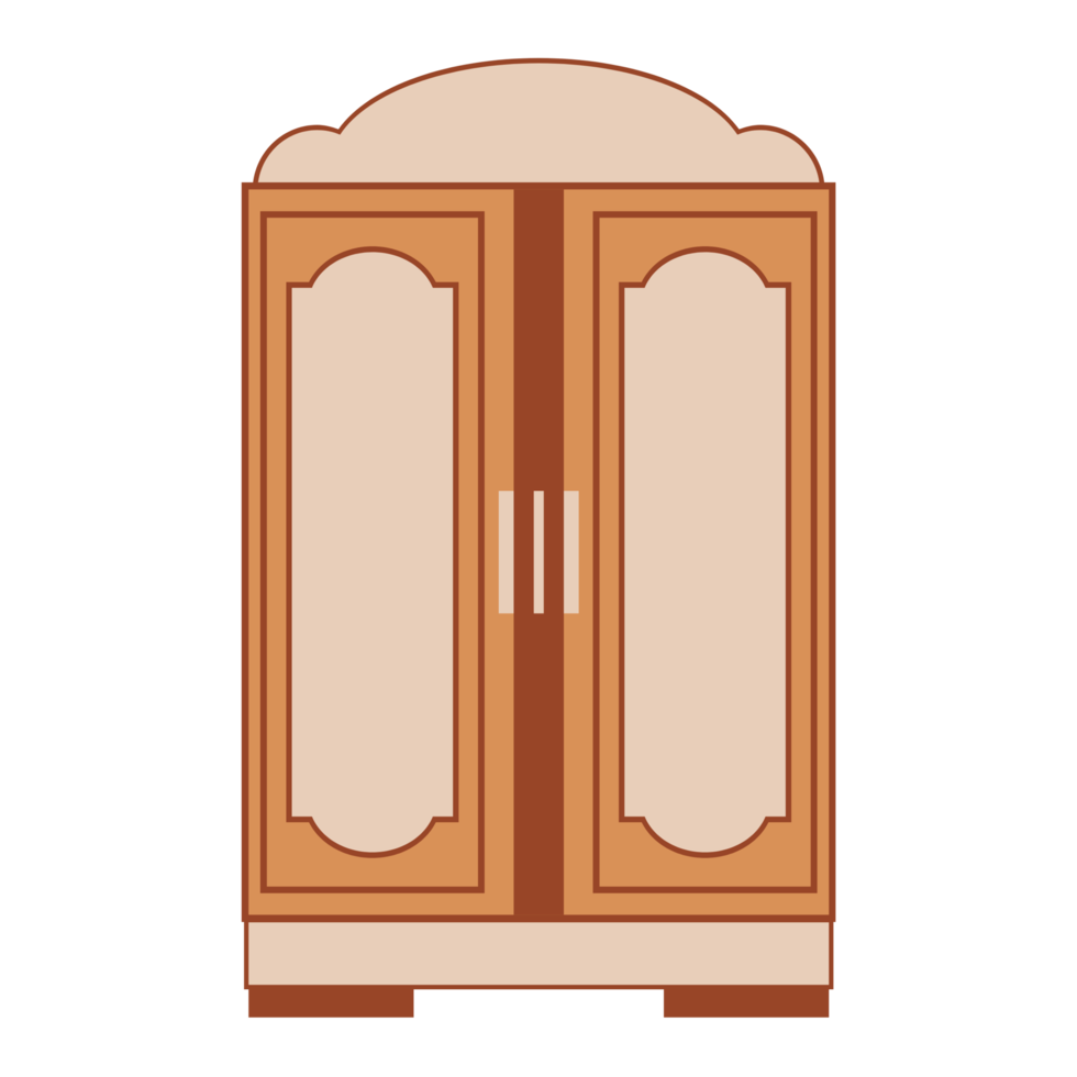 Wood Cupboard Illustration png