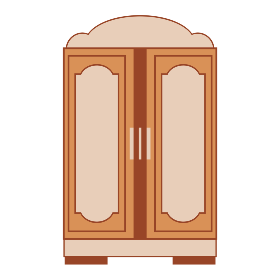 Holz Schrank Illustration png