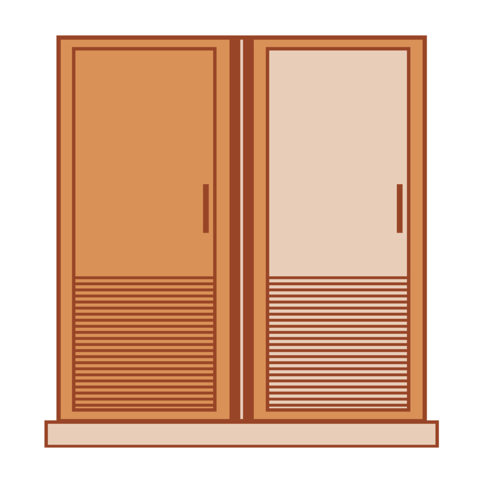 Wood Cupboard Illustration png