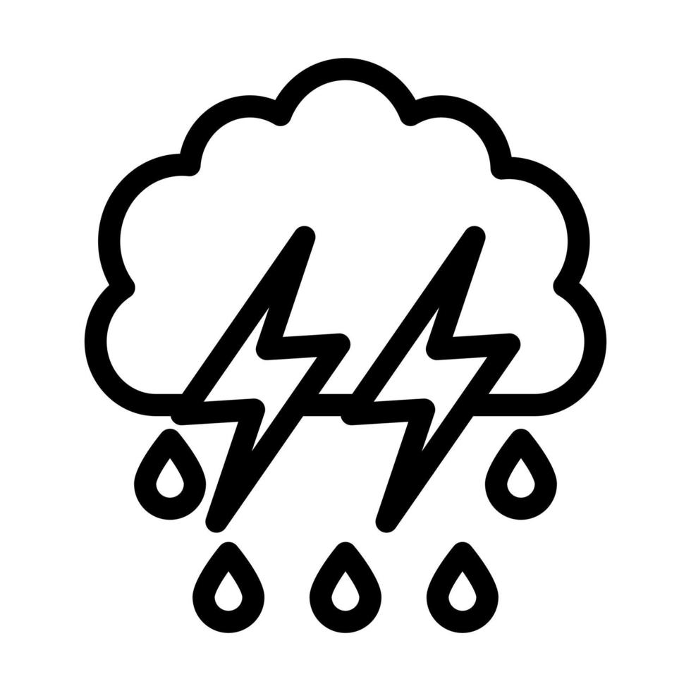 diseño de icono de tormenta vector