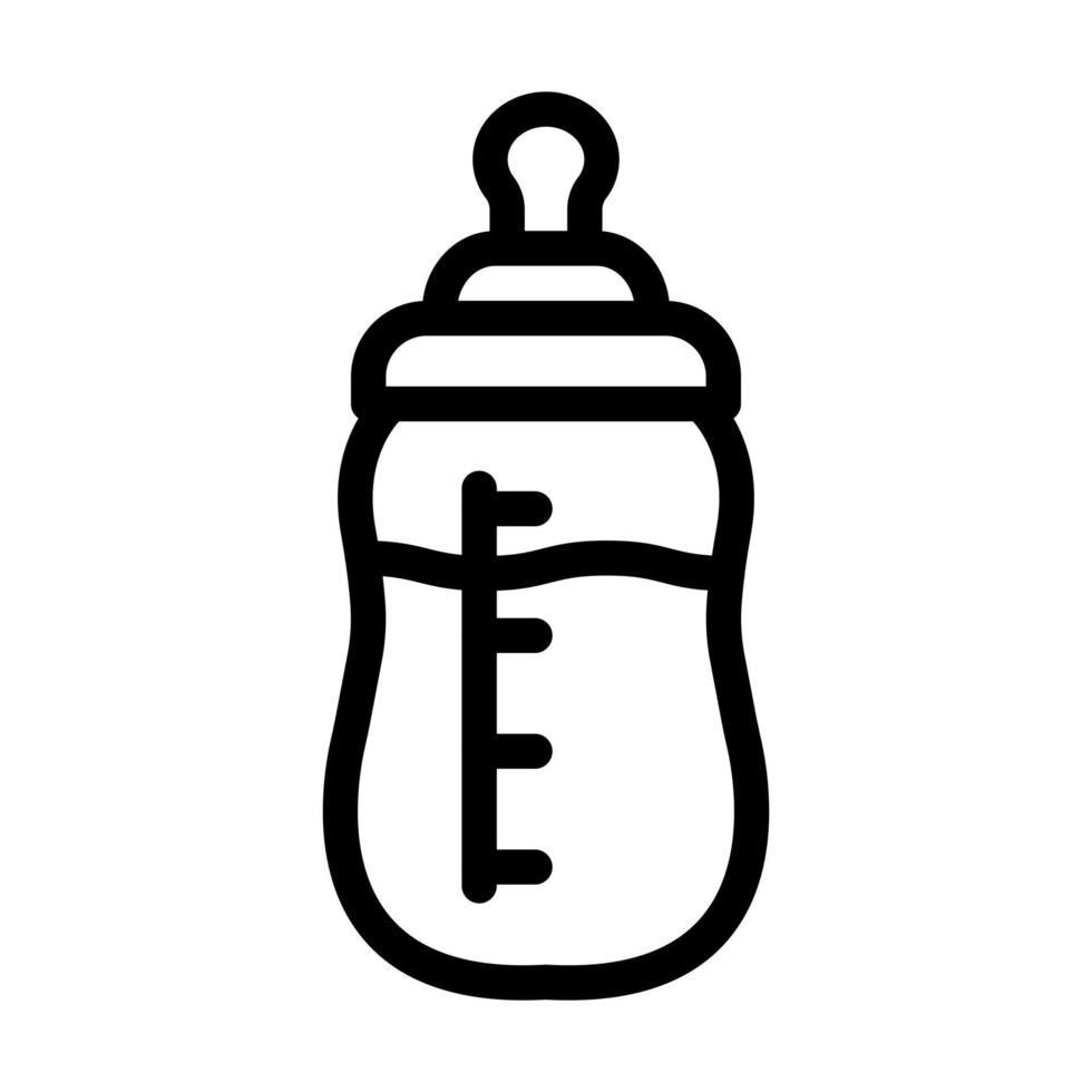 Milk Bottle Icon Design vector