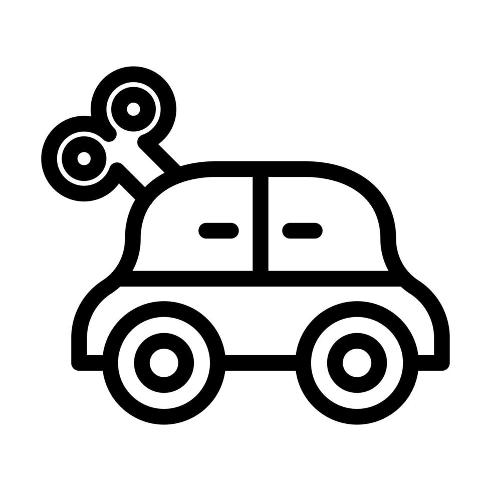 coche juguete icono diseño vector