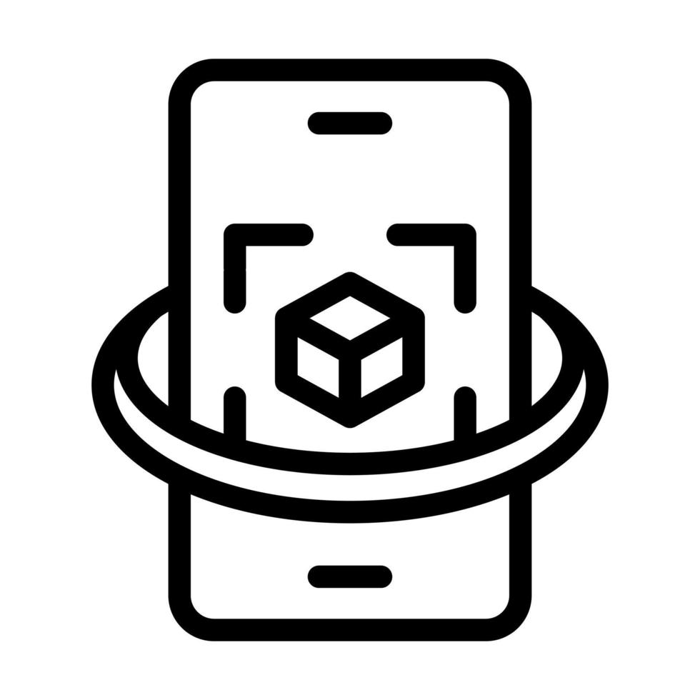 Augmented Reality Icon Design vector