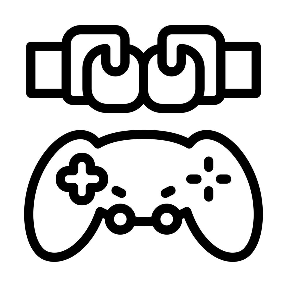 Fighting Game Icon Design vector