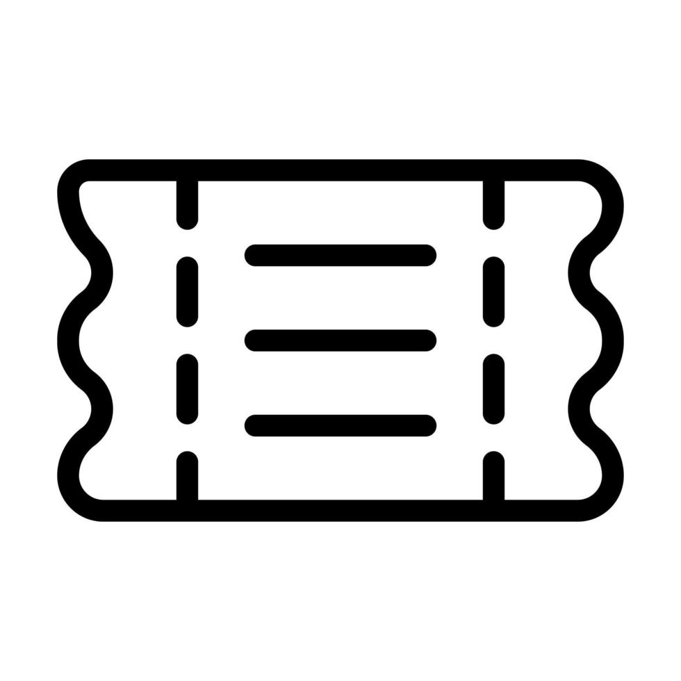 Ticket Icon Design vector