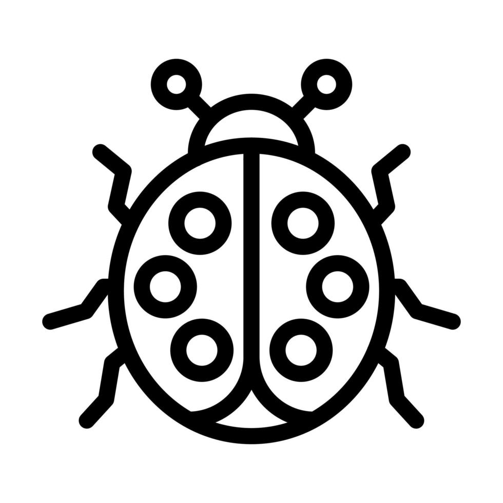 Ladybug Icon Design vector