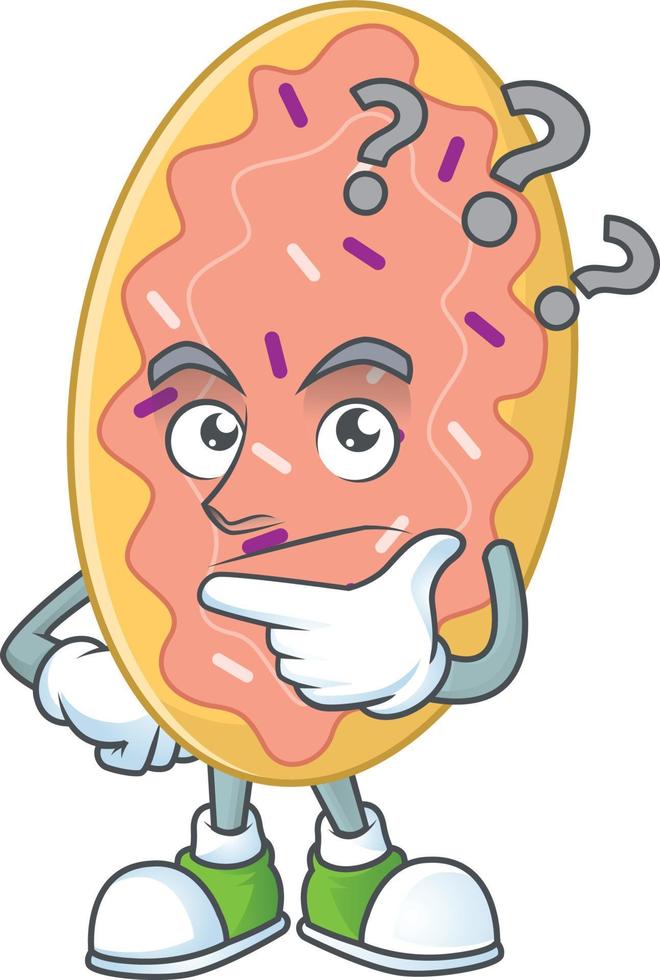 Cartoon character of bread vector