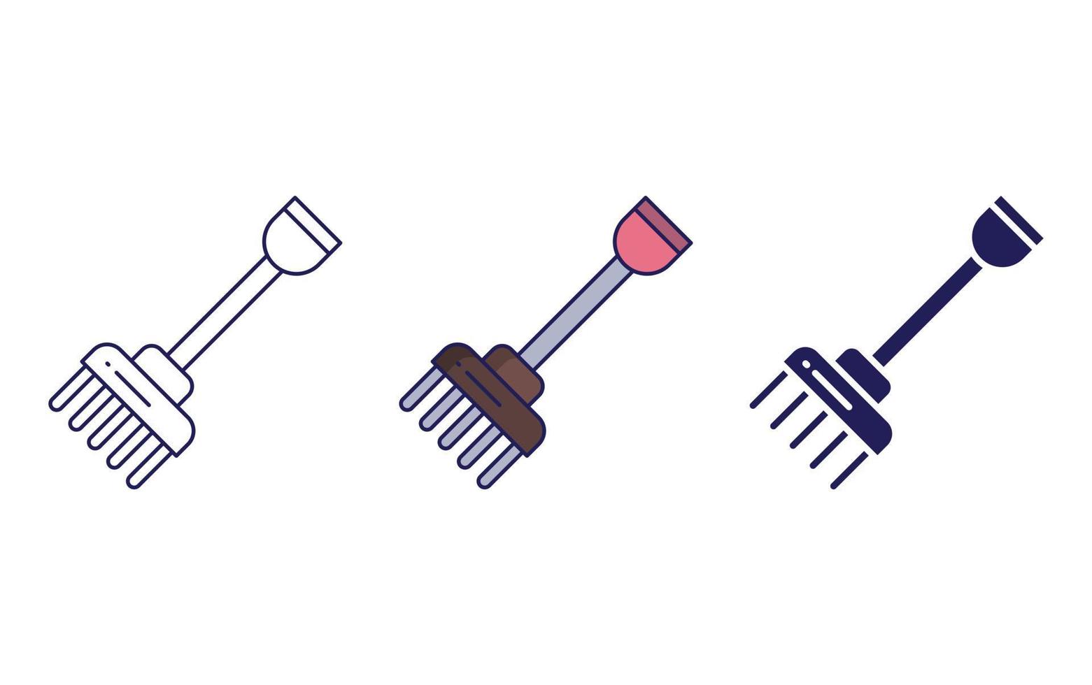 hay fork vector icon