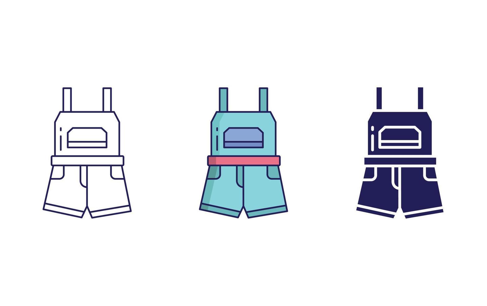 Overall vector icon