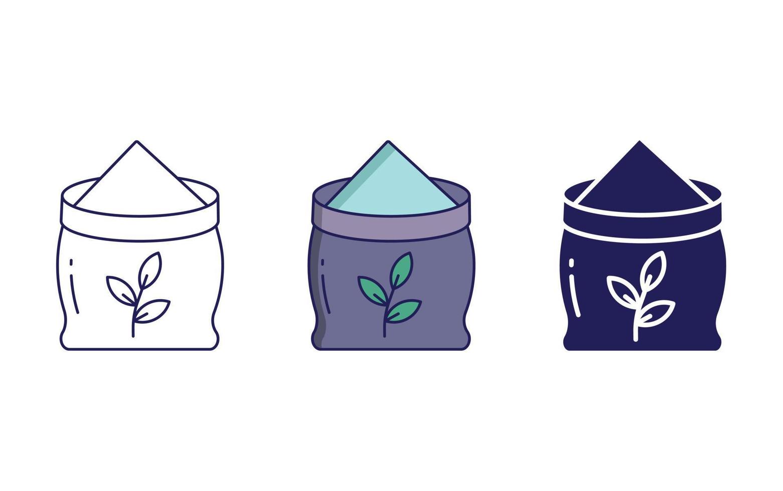 barley bag  vector icon