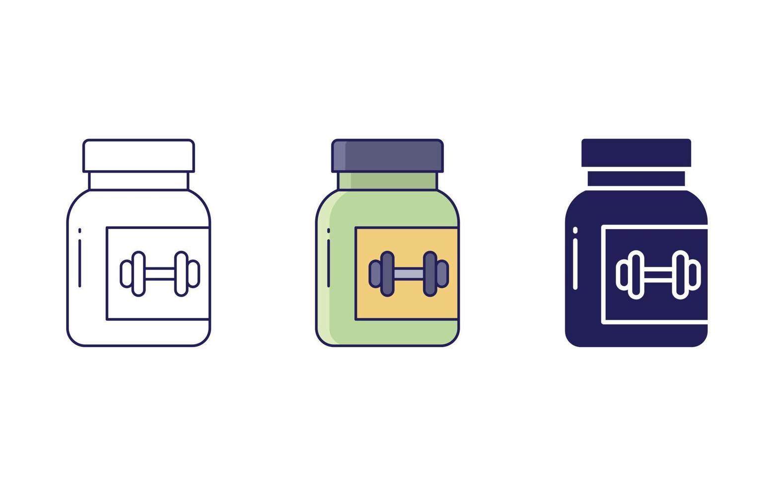 Protein food vector icon