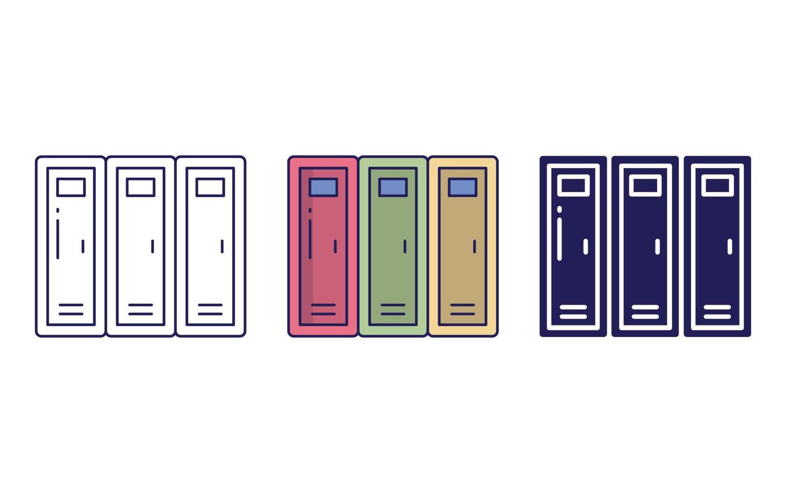 Locker vector icon