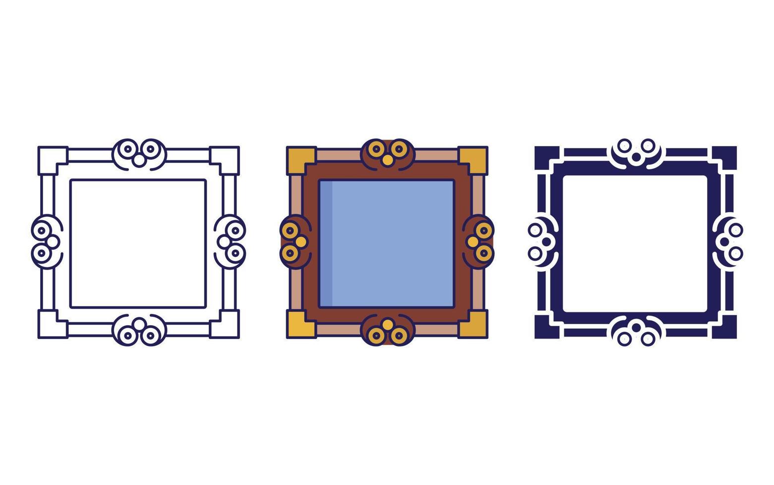 Frame vector icon